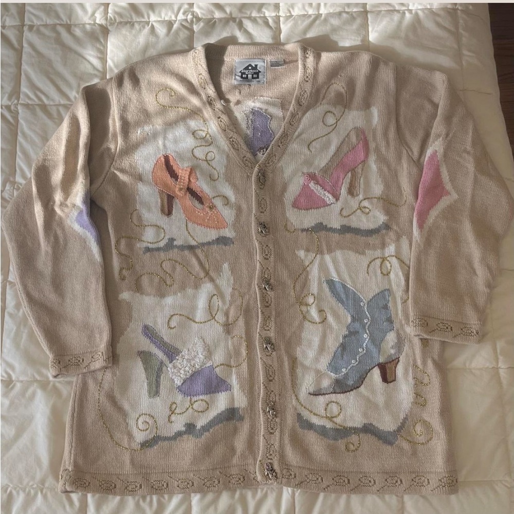 Vintage Story Book Knits Cardigan